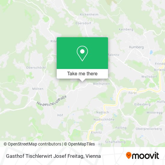 Gasthof Tischlerwirt Josef Freitag map