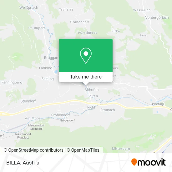BILLA map