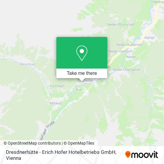Dresdnerhütte - Erich Hofer Hotelbetriebs GmbH map