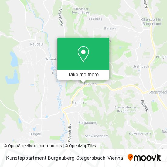 Kunstappartment Burgauberg-Stegersbach map