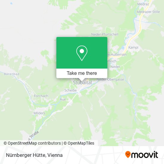 Nürnberger Hütte map