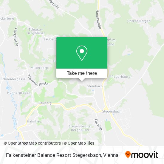 Falkensteiner Balance Resort Stegersbach map