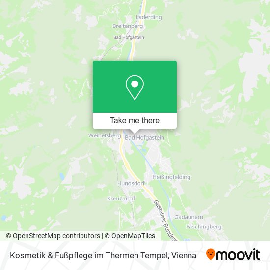 Kosmetik & Fußpflege im Thermen Tempel map