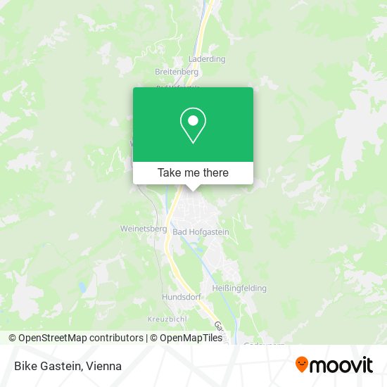 Bike Gastein map