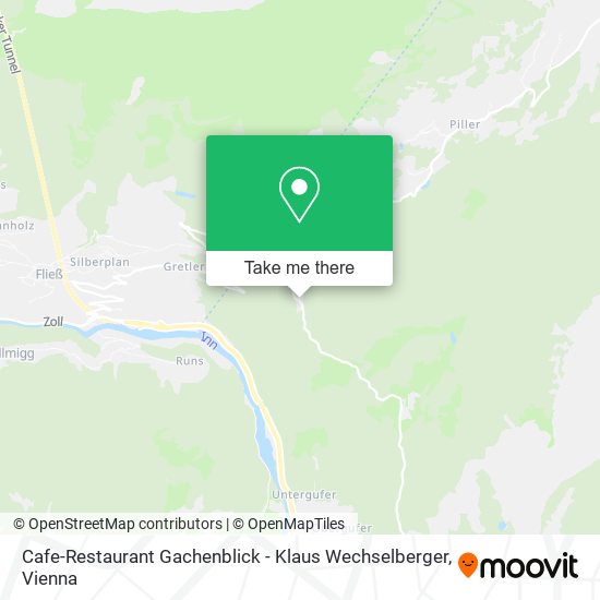 Cafe-Restaurant Gachenblick - Klaus Wechselberger map