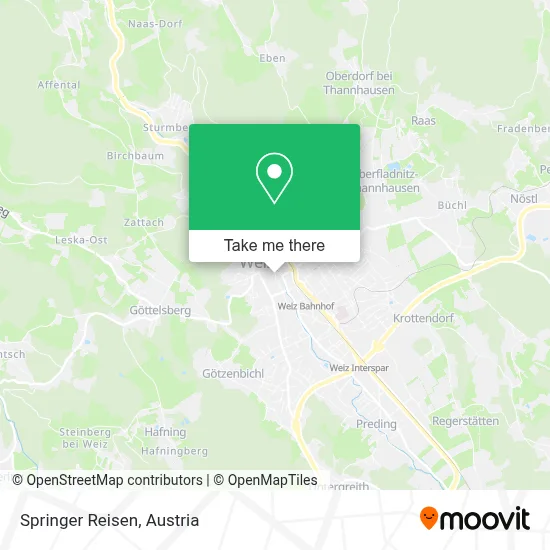 Springer Reisen map