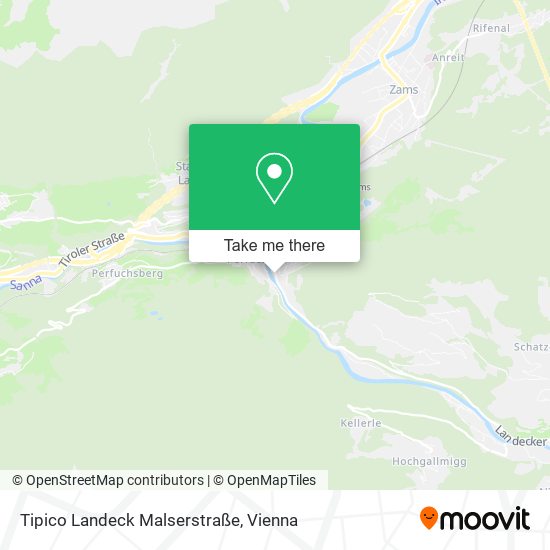 Tipico Landeck Malserstraße map