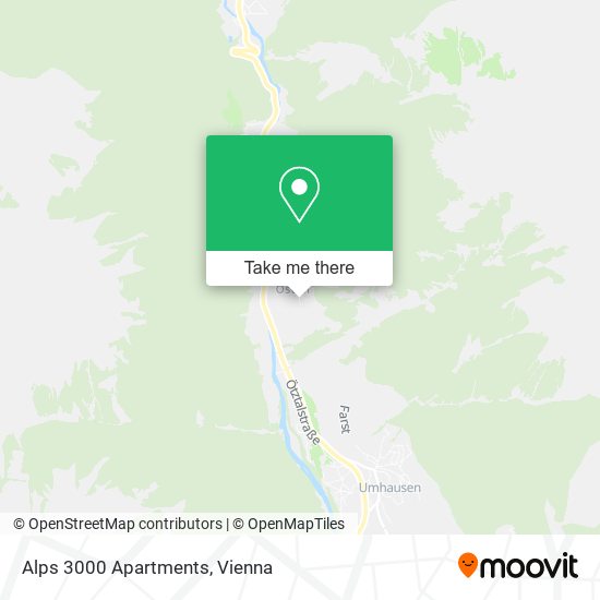 Alps 3000 Apartments map