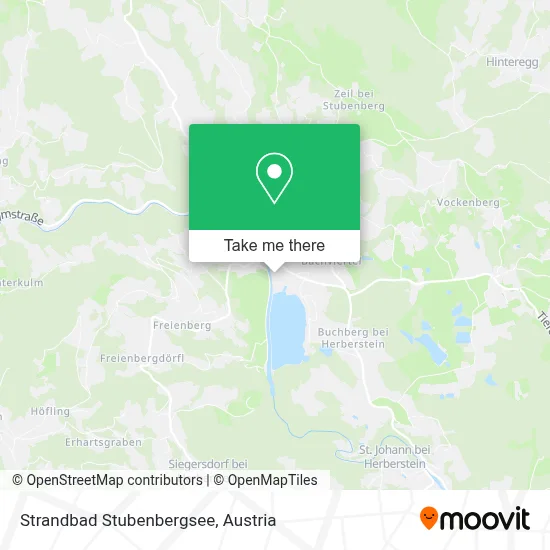 Strandbad Stubenbergsee map