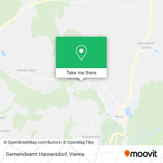 Gemeindeamt Hannersdorf map