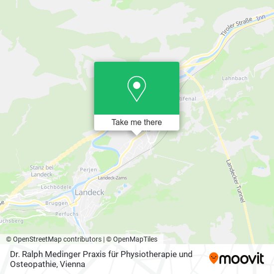 Dr. Ralph Medinger Praxis für Physiotherapie und Osteopathie map