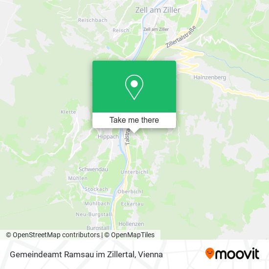 Gemeindeamt Ramsau im Zillertal map