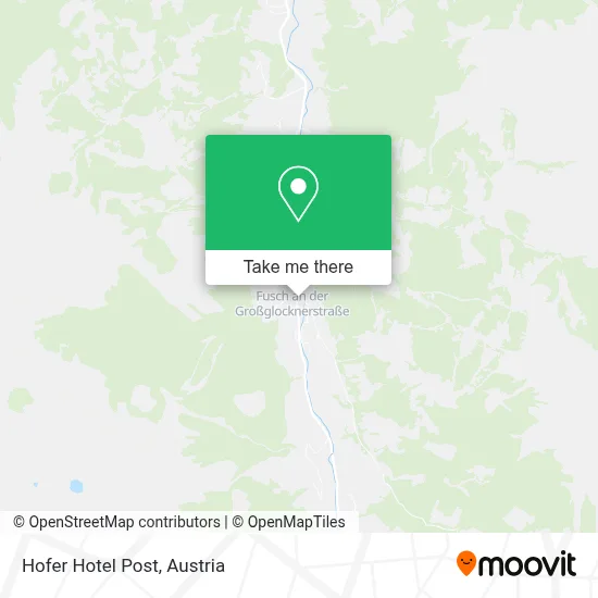 Hofer Hotel Post map