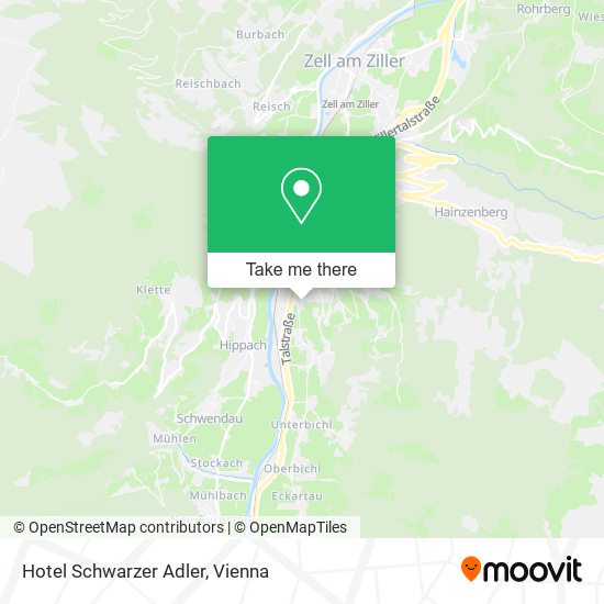 Hotel Schwarzer Adler map