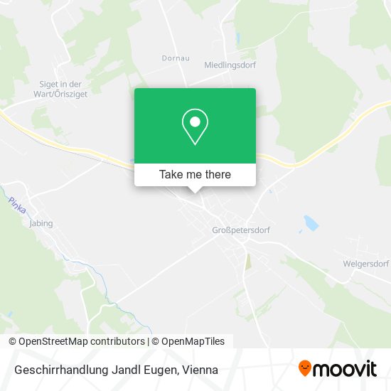 Geschirrhandlung Jandl Eugen map