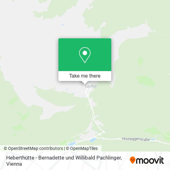 Heberthütte - Bernadette und Willibald Pachlinger map