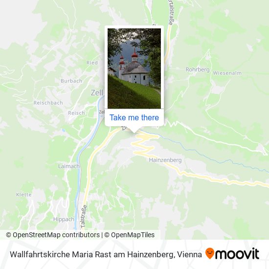 Wallfahrtskirche Maria Rast am Hainzenberg map