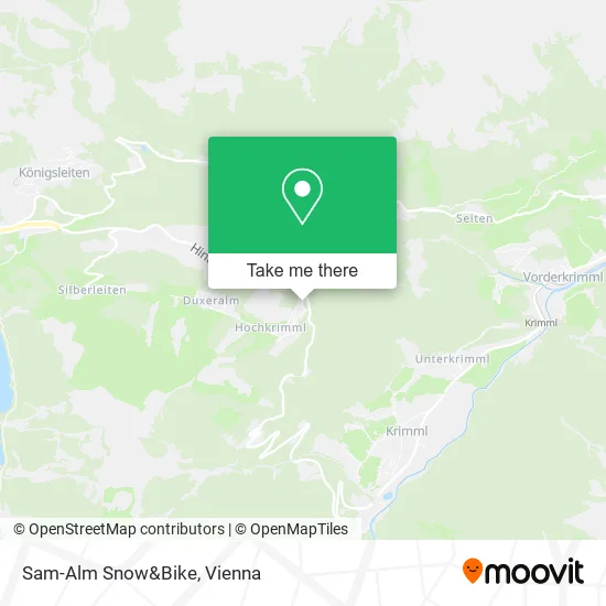Sam-Alm Snow&Bike map