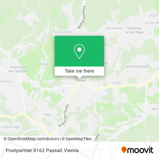 Postpartner 8162 Passail map