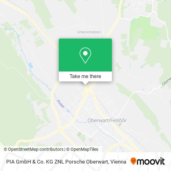 PIA GmbH & Co. KG ZNL Porsche Oberwart map