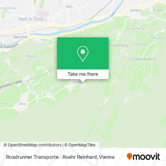 Roadrunner Transporte - Roehr Reinhard map
