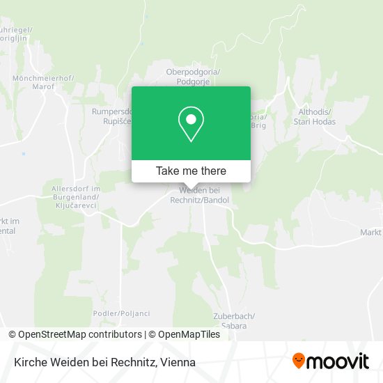 Kirche Weiden bei Rechnitz map