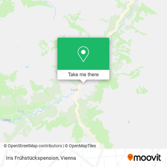 Iris Frühstückspension map