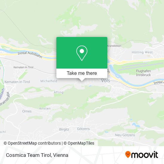 Cosmica Team Tirol map
