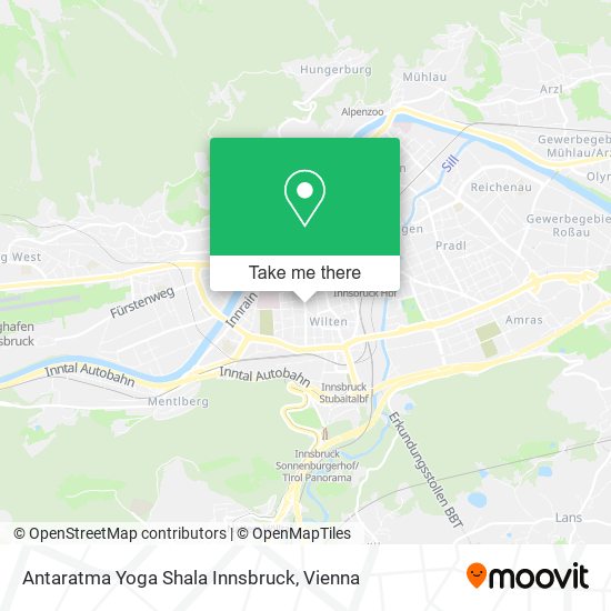 Antaratma Yoga Shala Innsbruck map