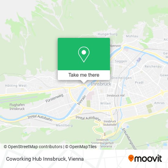 Coworking Hub Innsbruck map