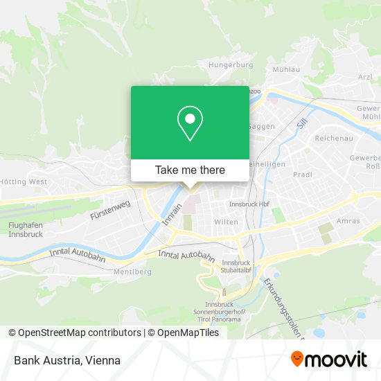 Bank Austria map