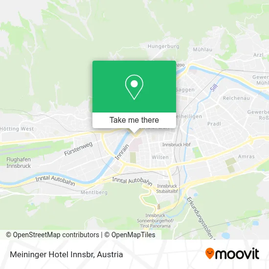 Meininger Hotel Innsbr map