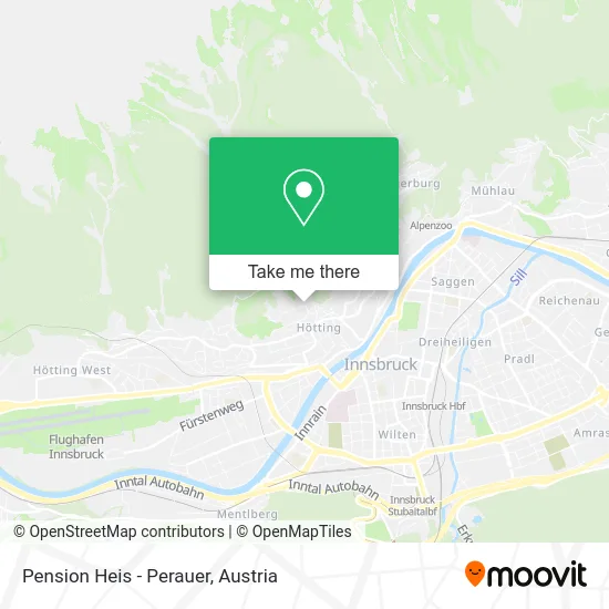 Pension Heis - Perauer map