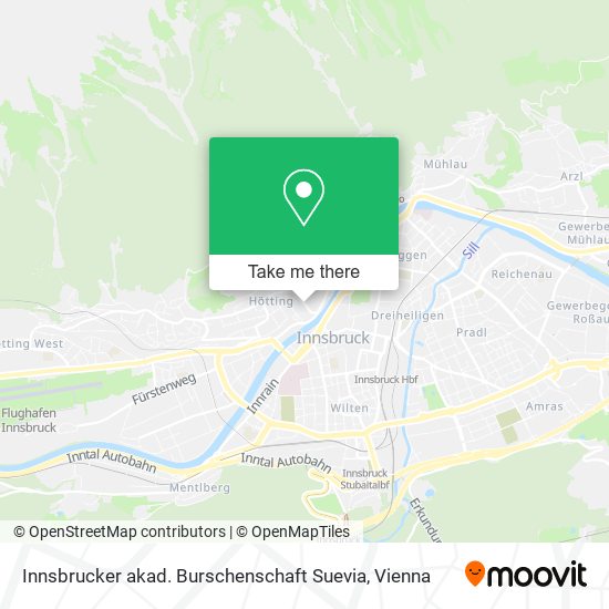 Innsbrucker akad. Burschenschaft Suevia map