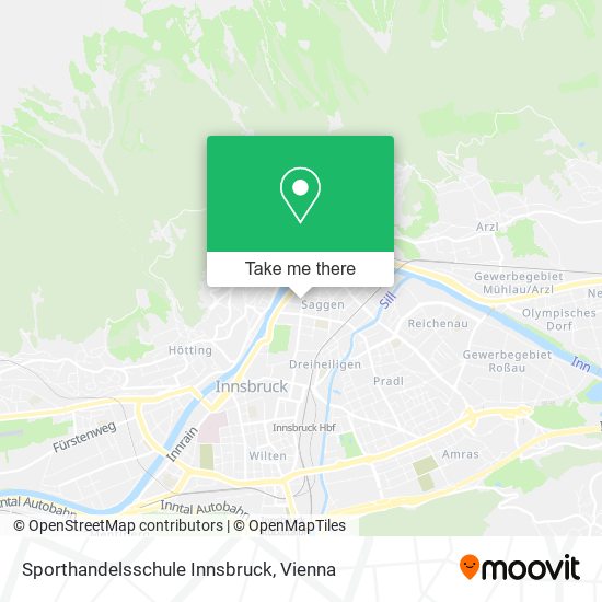 Sporthandelsschule Innsbruck map