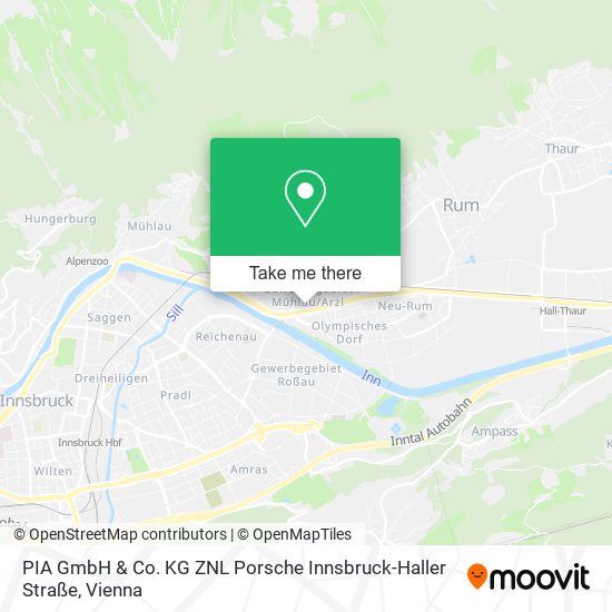 PIA GmbH & Co. KG ZNL Porsche Innsbruck-Haller Straße map