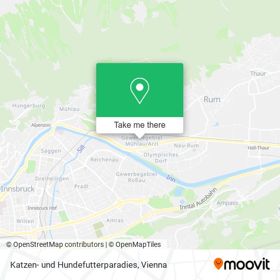 Katzen- und Hundefutterparadies map