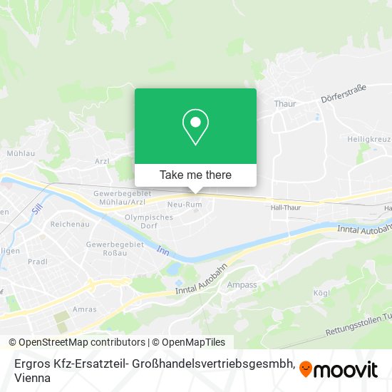Ergros Kfz-Ersatzteil- Großhandelsvertriebsgesmbh map