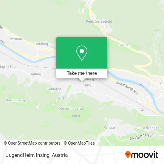 JugendHeim Inzing map