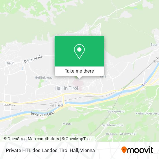 Private HTL des Landes Tirol Hall map