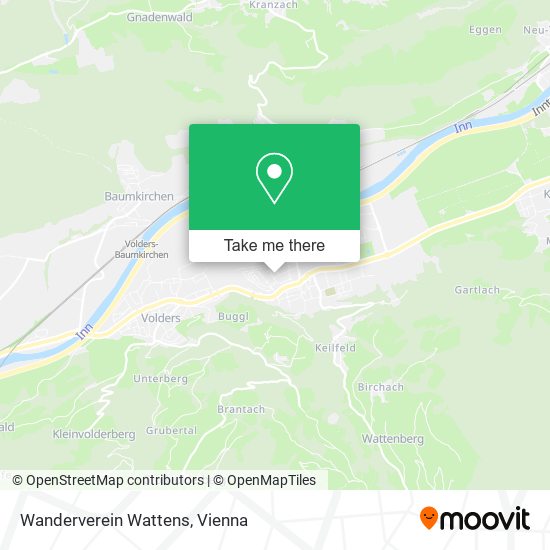 Wanderverein Wattens map