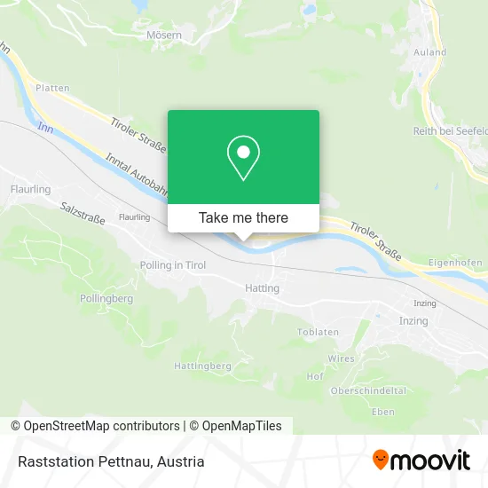 Raststation Pettnau map