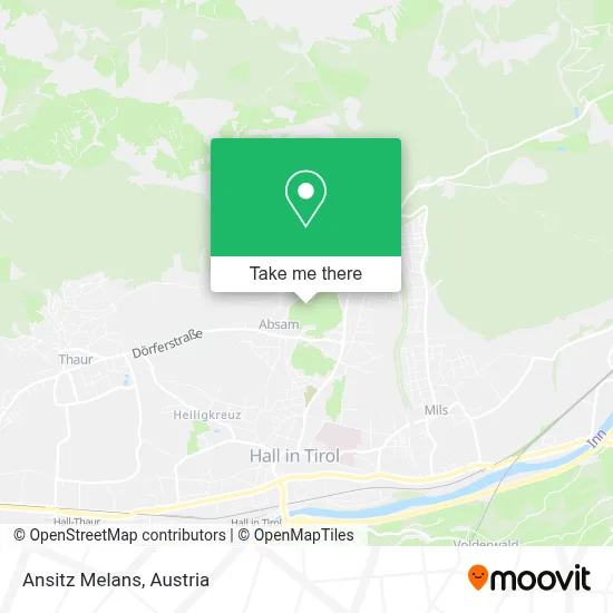 Ansitz Melans map