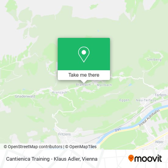 Cantienica Training - Klaus Adler map