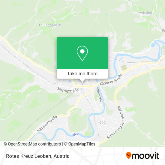 Rotes Kreuz Leoben map