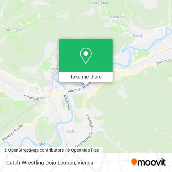 Catch-Wrestling Dojo Leoben map