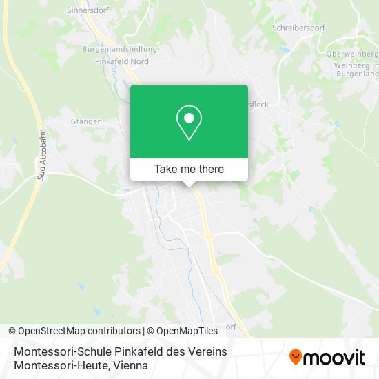 Montessori-Schule Pinkafeld des Vereins Montessori-Heute map