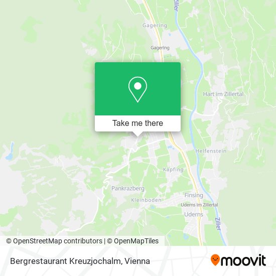 Bergrestaurant Kreuzjochalm map