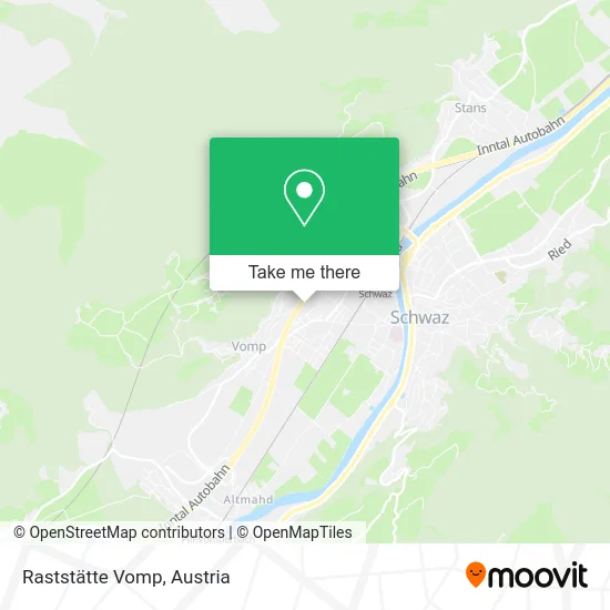 Raststätte Vomp map