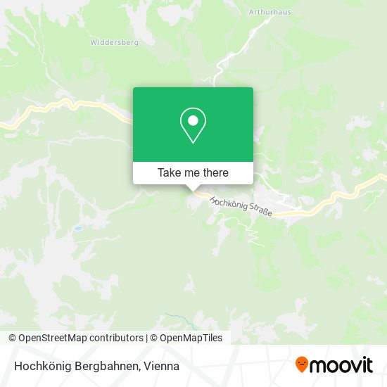 Hochkönig Bergbahnen map